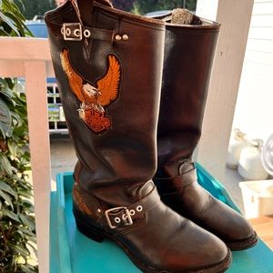 Vintage Harley Davidson boots